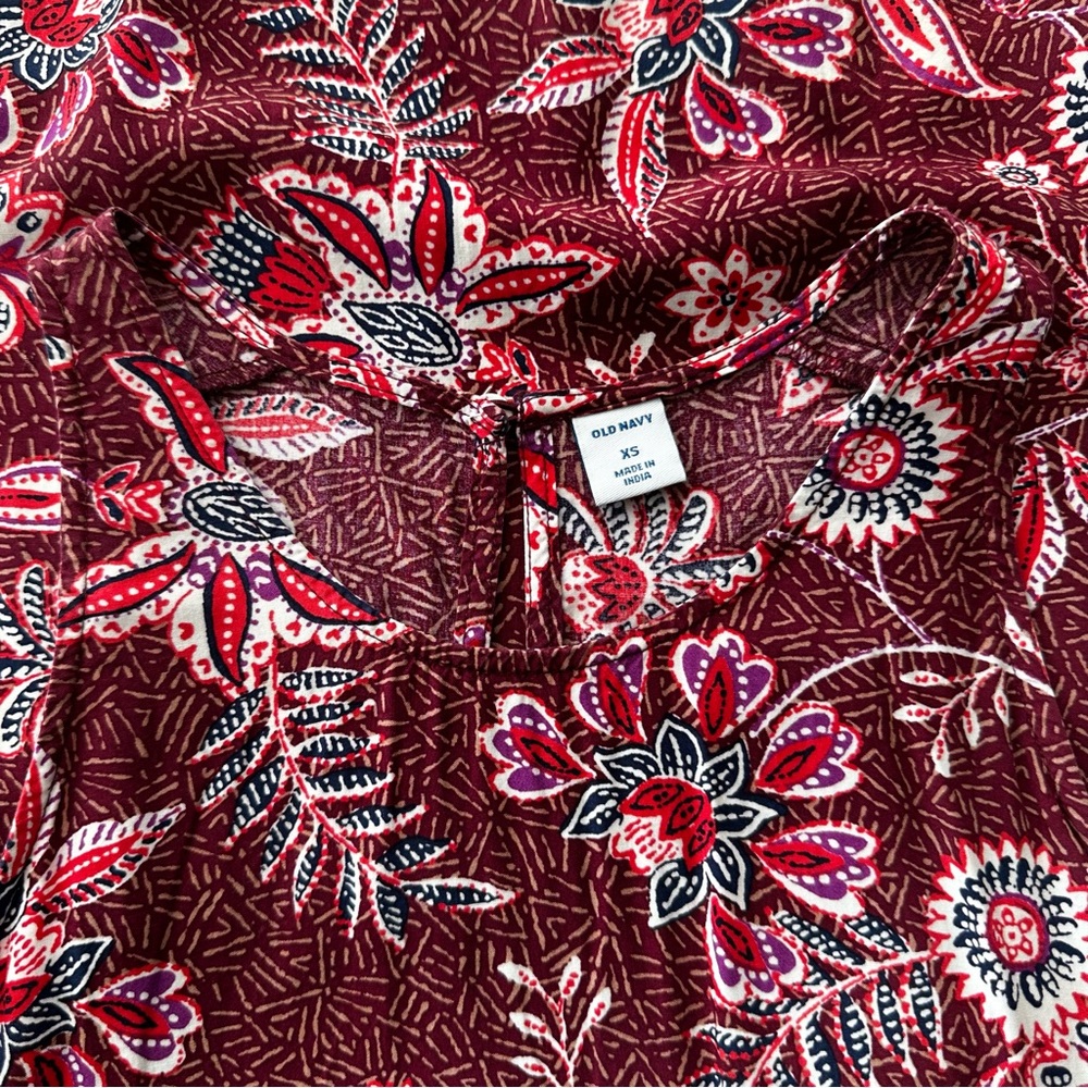 Floral Print Racerback Tank - Picture 3 of 5